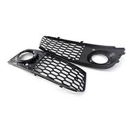 Pizgear 1 Paire de Maille de calandre Avant de Voiture, for, A4 B8 2008-2012 Couvercle de Lampe antibrouillard de calandre en nid d'abeille 8KD807682 8KD807681 L Grille de Phare antibrouillard Avant