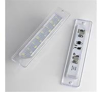 Pizgear 2 Feux de Plaque d'immatriculation Blancs SMD 12 V for Fiat, Ducato, Peugeot, Boxer, Citroën, Jumper, etc. Éclairage pour Plaque d'immatriculation