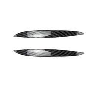 Pizgear 2 pièces autocollant accrocheur de couverture de paupières de sourcil de phare de voiture, for le réglage, for Golf 4 Mk4 R32 TDI TSI FSI 1997-2006 Autocollant teinté pour phares(Carbon Look)