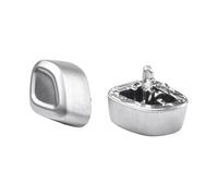 Pizgear 2 pièces couvercle de bouton de commutation de réglage d'appui-tête de siège automatique 2129050251/2129050351, for classe E W212/W166/W292 argent Interrupteur de réglage de siège auto