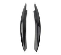 Pizgear 2 pièces couverture de phare de voiture noir brillant paupière sourcil couvercle sourcil ABS, for VW, for Golf, for MK6 2008 2009 2010 2011 2012 2013 Autocollant teinté pour phares