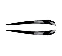 Pizgear 2 pièces de phare noir brillant, sourcils maléfiques, for BMW série 3 E92 E93 2006-2013 320i 320d 330i 330d 335Xi M3 coupé Cabrio Autocollant teinté pour phares(Gloss Black ABS)
