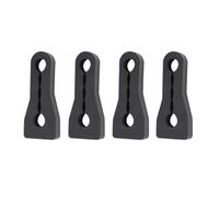 Pizgear 4 pièces Tampon Amortisseur Insonorisant de Serrure Porte Voiture, for Hyundai, Creta Solaris Accent, for Kia, Sportage Rio Rattling Screaks Deaf Seal Amortisseur de portière de voiture