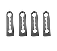 Pizgear 4X Amortisseur de Bruit Voiture Tampon Verrouillage Porte, for NISSAN, for Qashqai, J10 J11 2007 2008 2009 2010 2011 2012 2013-2020 Amortisseur de portière de voiture
