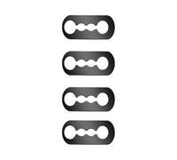 Pizgear 4X Tampon de Serrure Porte Amortisseur Bruit Voiture, for Renault, Duster 2 Captur Kaptur Arkana Fluence Screaks Insonorisés Deaf Seal Deadener Amortisseur de portière de voiture