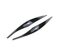 Pizgear Accessoires de décoration de garniture de couverture de sourcil de paupière de phare de voiture, for BMW, for E90 E91 série 3 berline Wagon 2006 2007 2008 2009 2010 2011 Cache-sourcils de phar