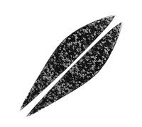 Pizgear Accessoires décoratifs de couverture de paupière de sourcil de phare extérieur de voiture, for Mercedes, for Benz, for classe C W204 2007-2013 Autocollant teinté pour phares