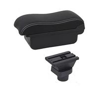 Pizgear Accoudoir for Liana, boîte, repose-coude, Console centrale, mallette de rangement, accessoires de Modification avec porte-gobelet, boîte d'accoudoir USB Accoudoir de voiture(BLACK A3 No USB)