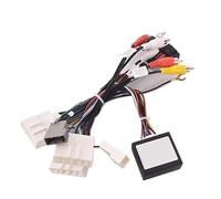 Pizgear Adaptateur de câble de Faisceau de câblage stéréo d'autoradio Android 16 Broches, for Nissan, for Murano, for Qashqai, j10 j11 X Trail Tiida Câble d'antenne Radio pour véhicule