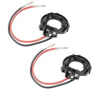 Pizgear Adaptateur de Support d'ampoule de Phare LED H7, Clip de Support de retenue, for VW Scirocco Touran, for Sharan, TR.oc, for Golf, Cabriolet GTI MK6 MK7 Crafter 2X Support d'adaptateur de Base