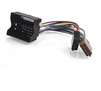 Pizgear Adaptateur quadlock de câble de commutateur d'adaptateur ISO d'autoradio, for Skoda, Fabia, for Octavia, for Superb, for Seat, Leon Ibiza avec Quadlock Câble d'antenne Radio pour véhicule