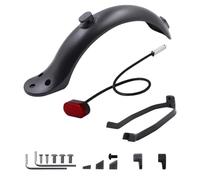 Pizgear Ailes de Scooter, feu Stop, for Xiaomi, M365 Pro, Support de Garde-Boue arrière, vis de Protection, Bouchon en Caoutchouc, pièces de Scooter Garde-Boue pour Skateboard(Light Green)