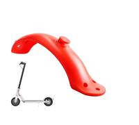 Pizgear Ailes de Scooter, Garde-Boue arrière, Support de Protection, pièces en Plastique ABS, vis, Bouchon en Caoutchouc, for pièces Xiaomi, M365/Pro Garde-Boue pour Skateboard(Rot)