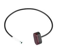 Pizgear Ailes de Scooter, Garde-Boue arrière, Support de Protection, pièces en Plastique, vis, Bouchon en Caoutchouc, for Xiaomi, Mijia M365 Pro, Accessoire Garde-Boue pour Skateboard(Light Grey)
