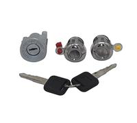 Pizgear AL164 8-97035293-0 3 pièces Ensemble Complet de Serrure de Porte de Cylindre d'allumage, for Isuzu, NPR NQR NKR ELF 1994-07 avec Les mêmes clés Verrouillage du contacteur d'allumage