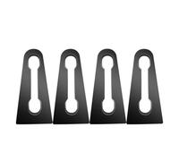 Pizgear Amortisseur de bruit serrure porte voiture, 4 pièces, coussin tampon for A3 A4 B6 B7 B8 B9 A6 A8 Q3 Q5 Q7 4E4837763, amortisseur Amortisseur de portière de voiture