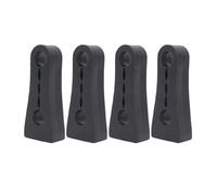 Pizgear Amortisseur de son voiture, amortisseur verrouillage porte, for Toyota, Camry XV30 2001-2018, for Land Cruiser, Prado J120 J150, for RAV4, XA20 Amortisseur de portière de voiture(BLACK 4Pcs)