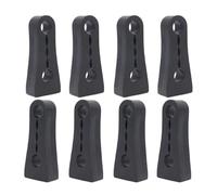 Pizgear Amortisseur de son voiture, amortisseur verrouillage porte, for Toyota, Camry XV30 2001-2018, for Land Cruiser, Prado J120 J150, for RAV4, XA20 Amortisseur de portière de voiture(BLACK 8Pcs)
