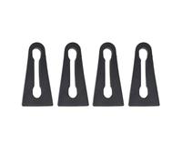 Pizgear Amortisseur de son voiture amortisseur verrouillage porte tampon d'amortissement for Q7 4L 4M 2006 2007 2008 2009 2010 2011 2012 2013-2019 Amortisseur de portière de voiture(BLACK 4Pcs)