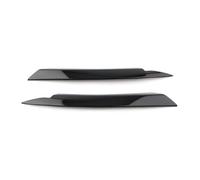 Pizgear Autocollant de décoration de couverture de garniture de paupière de phare de voiture noir brillant, for VW, for Passat, for B7 2010 2011 2012 2013 2014 Autocollant teinté pour phares