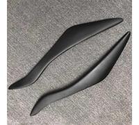 Pizgear Autocollant de garniture de sourcil de phare en Fiber de carbone, for Ford, for Focus MK3 2012-2014, for Focus ST sourcil en fibre de verre Autocollant teinté pour phares(Fiber glass)