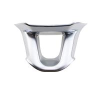 Pizgear Autocollants de Garniture de Couverture de décoration de Volant intérieur de Voiture, for Accessoires Peugeot, 2008, 2014-2019 Garniture de Volant(Chrome Matte)