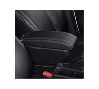 Pizgear Boîte d'accoudoir, for Ford, for Ecosport, 2018 - 2021, boîte de rangement for Console centrale, porte-gobelet rétractable en cuir PU, chargement USB Accoudoir de voiture(BLACK C3 7 USB)