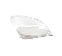 Pizgear Boîtier Transparent for phares Avant de Voiture, Coque de Protection en Verre, Abat-Jour, for Opel, Astra H 2004 2005 2006 2007-2009 Cache-lentille de Phare de véhicule(Black Right)