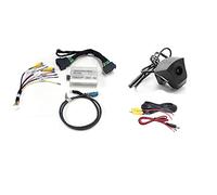 Pizgear Caméra Avant arrière de Voiture, for, A6 C7 2009-2015 avec Adaptateur d'interface de caméra de recul système MMI décodeur d'écran Caméra Frontale pour Voiture(Front Camera)