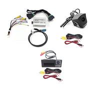 Pizgear Caméra Avant arrière de Voiture, for, A6 C7 2009-2015 avec Adaptateur d'interface de caméra de recul système MMI décodeur d'écran Caméra Frontale pour Voiture(Rear Front Camera)