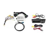 Pizgear Caméra Avant arrière de Voiture, for, A6 C7 2009-2015 avec Adaptateur d'interface de caméra de recul système MMI décodeur d'écran Caméra Frontale pour Voiture(Reversing Camera)