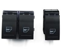 Pizgear e commande de vitre de voiture Interrupteur de fenêtre électrique, pour Transporter T5 T6 2005 2006 2007-2012 2013 2014 7E0 959 855A 7E0959855(BLACK Set of the switch)