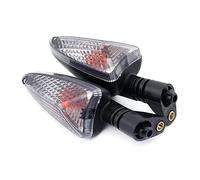 Pizgear Clignotant adapté for Aprilia NA 850 GT Mana SL 750 Shiver SMV Dorsoduro, indicateur avant et arrière, accessoires de moto Clignotant de moto(Smoke 36mm)