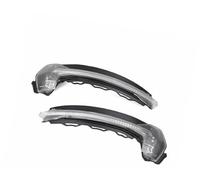 Pizgear Clignotant dynamique à LED for A3 8V S3 RS3 2013-2020, clignotant latéral, indicateur de rétroviseur, accessoires voiture (cristal Clignotant de rétroviseur latéral de voiture(BLACK Crystal)