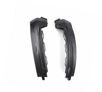 Pizgear Clignotant dynamique à LED for A3 8V S3 RS3 2013-2020, clignotant latéral, indicateur de rétroviseur, accessoires voiture (cristal Clignotant de rétroviseur latéral de voiture(BLACK Smoked)