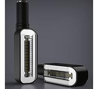 Pizgear Clignotants de lumière Clignotant moto Lumière intégrée Relais Signaux d'arrêt Indicateur clignotants universel Clignotant de moto(2PCS White Yellow)