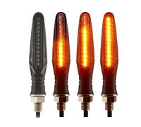 Pizgear Clignotants de moto légers E11, relais intégré 335SMD, indicateur clignotant étanche Clignotant de moto(E11 4PCS)