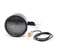 Pizgear Compteur de moto numérique indicateur lumineux tachymètre compteur kilométrique vitesse d'huile multifonction avec cadran vision nocturne Compteur de vitesse moto(Electronics)