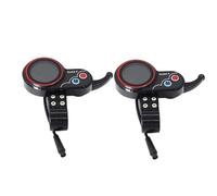Pizgear Compteur de Scooter électrique réglable, Vitesse d'accélérateur d'accélérateur, Affichage à 6 Broches pour Tableau Panneau d'écran d'affichage de Scooter électrique, Scooter das(2 Pcs)