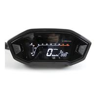 Pizgear Compteur de vitesse universel LCD for moto, cylindre 1, 2, 4 cylindres, 10 000 tr/min, rétroéclairage en option, odomètre numérique, tachymètre Compteur de vitesse moto(Only Speedometer)