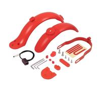 Pizgear Coussinet de rehaussement de Garde-Boue modifié/Support/feu arrière/Capuchon en Caoutchouc, for Xiaomi, Kits de Roue arrière de Scooter électrique M365 Pro 1S Garde-Boue pour Skateboard(Rot)