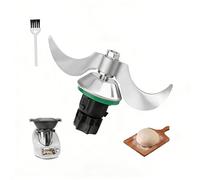 Pizgear Couteau à Pâte pour Thermomix TM5 TM6 TM7 - Accessoire Mélangeur de Pâte, Lame de Remplacement pour Robot Thermomix, Idéal pour Pétrir la Farine