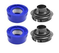 Pizgear Couvercle arrière de moteur et Kit de filtre arrière de remplacement, for Dyson, accessoires d'aspirateur V7 V8 Grille de protection arrière du moteur d'aspirateur