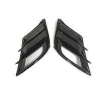 Pizgear Couvercle de calandre de cadre de phare antibrouillard de pare-chocs avant, for Mazda, 3 Axela Hatchback 2009 - 2013, coque de garniture décorative de phare antibrouillard Grille de phare anti