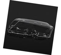 Pizgear Couvercle de lentille phare avant, for, E46 2 portes, for M3 1999-2006 Abat-jour transparent Coque voiture transparente Feux Cache-lentille de phare(BLACK Left)