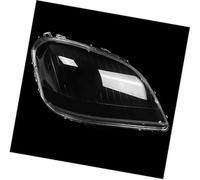Pizgear Couvercle de lentille phare voiture for avant, for, for, for ML Classe W164, for ML350, for ML500 2005-2008 Coque d'abat-jour transparente for feux Cache-lentille de phare(BLACK Left)