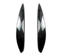 Pizgear Couvercle de paupière de phare de voiture ABS, revêtement d'habillage de sourcils, for Mercedes, Benz, Smart, 2014 2015 2016 2017 2018 Autocollant teinté pour phares(Carbon fiber Styling)