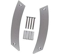 Pizgear Couvercle de poignée intérieure de voiture Poignée de porte intérieure voiture, poignées traction, couvercle protection, accessoires remplacement, pour Vw, pour Beetle 1998 - 2010(Silver)