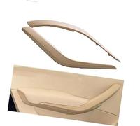 Pizgear Couvercle de poignée intérieure de voiture Poignée de porte intérieure voiture, pour BMW, pour X1 E84 2010-2016, panneau portes automatiques, barre traction, revêtement d'habillage(Beige set)