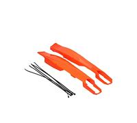 Pizgear Couvercle de protection de bras oscillant de moto EXC 2012-2019, for Husqvarna, TC FC TE FE 125 250 350 450 2014-2019 Protection de bras oscillant pour moto(Orange)